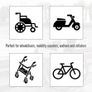 5ft Aluminium Multi-Use Mobility Assistance-Ramp Portable Handle Lock Image 5