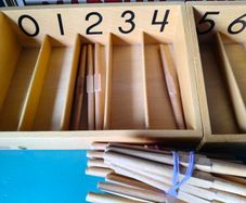Montessori Spindle Box