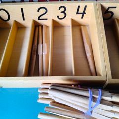Montessori Spindle Box
