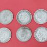 England 10 X 1920's 50% Silver Shilling Coins Image 2