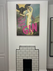 Prince & Rebel graffiti canvas print