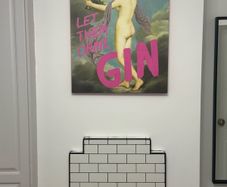 Prince & Rebel graffiti canvas print