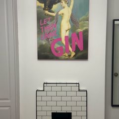 Prince & Rebel graffiti canvas print