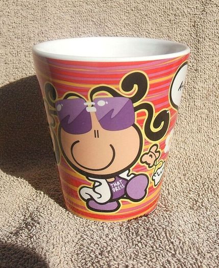 A LIST (Bonbon Buddies) - a colourful girl's mug (dated 2005). Unused & excellent condition.