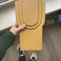Yellow art deco style vase