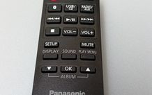 Panasonic audio system remote control