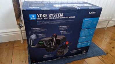 Flight simulator yoke