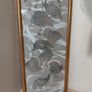 antique glasses and mirrored tray and a beautiful gold rim picture no damage Image 8