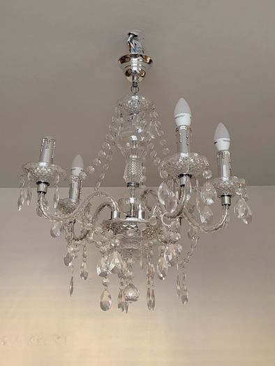 5 Arm Chandelier x2