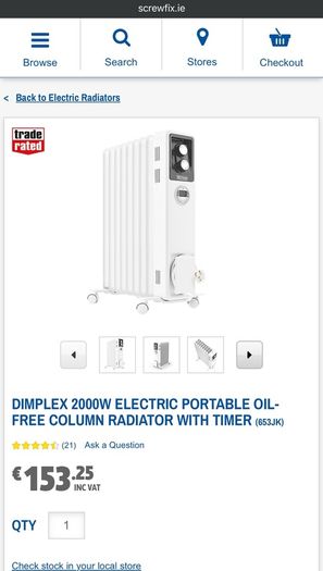 Electric heater portable