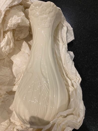 Belleek Tall Daisy Vase 1932 in original box
