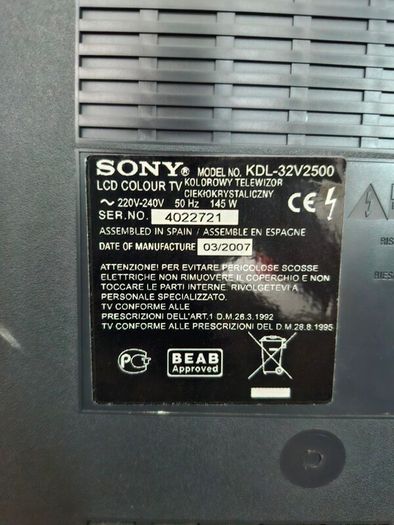 32 inch Sony Bravia [Has HDMI ports but not a Smart TV]