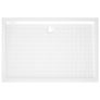 Shower Base Tray with Dots White 80x120x4 cm Image 5