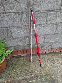 3 broom or  mop handles