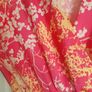 Pink satin floral dress Image 2