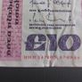 Rare 1984 B series 10 Pound Replacement HHH Note Image 3