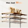 Height-Adjustable Electric Desk, 140x80 cm Sit-Stand Office Desk Image 5