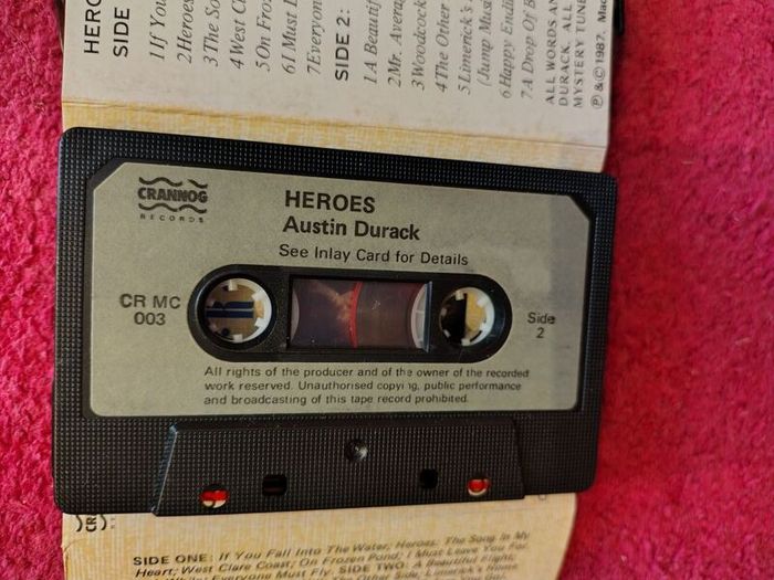 Austin Durak. "Heroes" Cassette Tape.