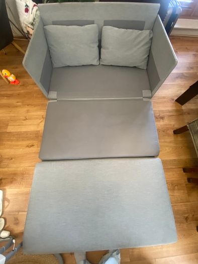 IKEA  2 Seater Sofa Bed  Light Grey