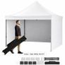 Gazebo Pop-Up Canopy Tent 10x10 ft with Sidewalls Image 4