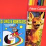 Vintage  Uncle Bobtails / Colouring Crayons & Chalk / Faber-Castell Pencils Image 5