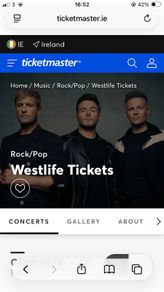Westlife tickets