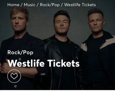 Westlife tickets