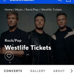 Westlife tickets