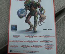Iron Maiden The Final Frontier Tour 2011 Show Flier