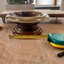 3 pieces of Davidson amber cloud glass Image 10