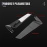 1x Pair of Stealth Winglets Mirros Image 3
