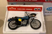 KTM motorcycle 400 MC Cross Scale 1/15 Year 1977 Polistil Rare