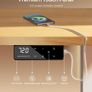 Height Adjustable Electric Standing Desk Frame Two-Stage With Heavy Duty Steel Stand up Desk Computer Desk with Automatic Memory Smart Pannel (White) Image 4