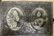 Vintage Embossed Metal Tin  The Musicians by Frans Hals