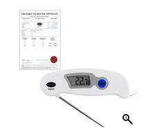 Brannan THERMcert, pre-calibrated folding probe thermometer sealed brand new