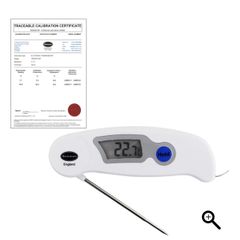 Brannan THERMcert, pre-calibrated folding probe thermometer sealed brand new