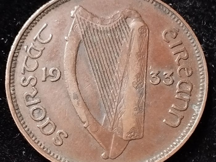 Ireland - 1933 - Half Penny - KM.2 - [527]