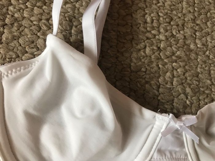 32A white starter bra from Pennys