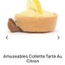 New JELLYCAT Fleurette Tarte Aux Fraises and Collette Tarte Au Citron Pair Image 8
