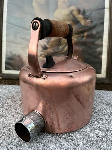 vintage copper kettle