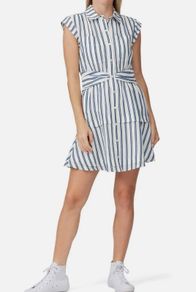 Derek Lam 10 Crosby Striped Cotton Shirt Dress Size 0