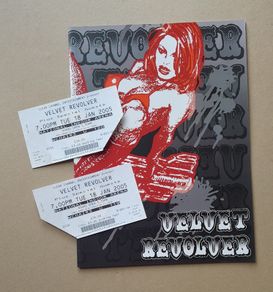 VELVET REVOLVER tour programme Guns N Roses Metal