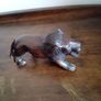 carved wooden lion Image 3