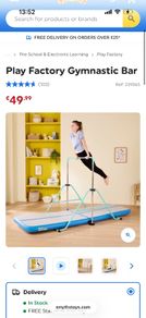 gymnastics bar