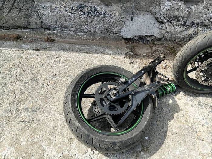 front  ends swingarms @ wheels