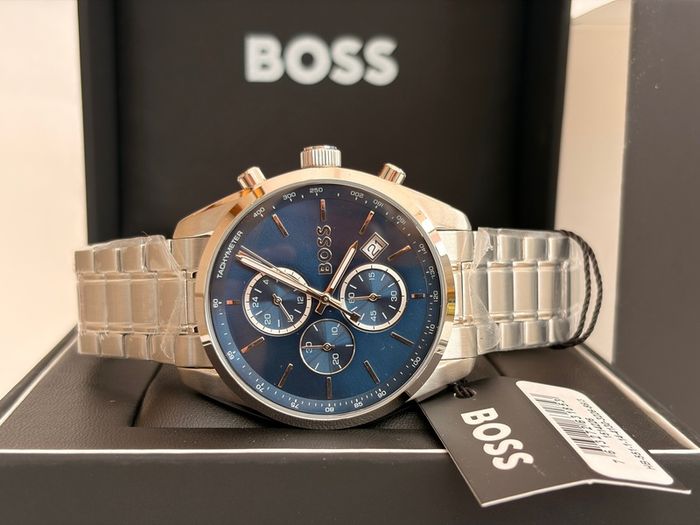 BOSS Grand Prix Mens Watch 44.5mm Blue 1514226