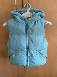 Girls Sleeveless Fur Lined Body Warmer