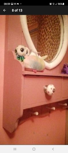 SELL OR SWAP vintage wooden rustic heart/mirror/drawers