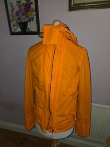 Superdry Orange Windcheater Jacket - Small size