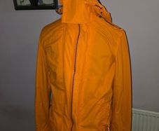 Superdry Orange Windcheater Jacket - Small size